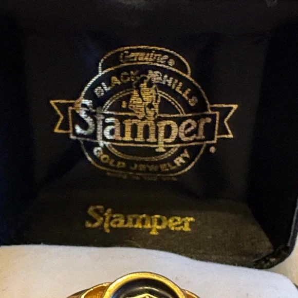 Harley-Davidson Gold and Black Emblem Ring - Picture 8 of 8